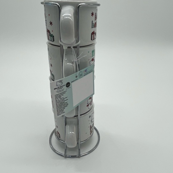 Hello kitty Christmas espresso mug stacked set - Picture 2 of 3